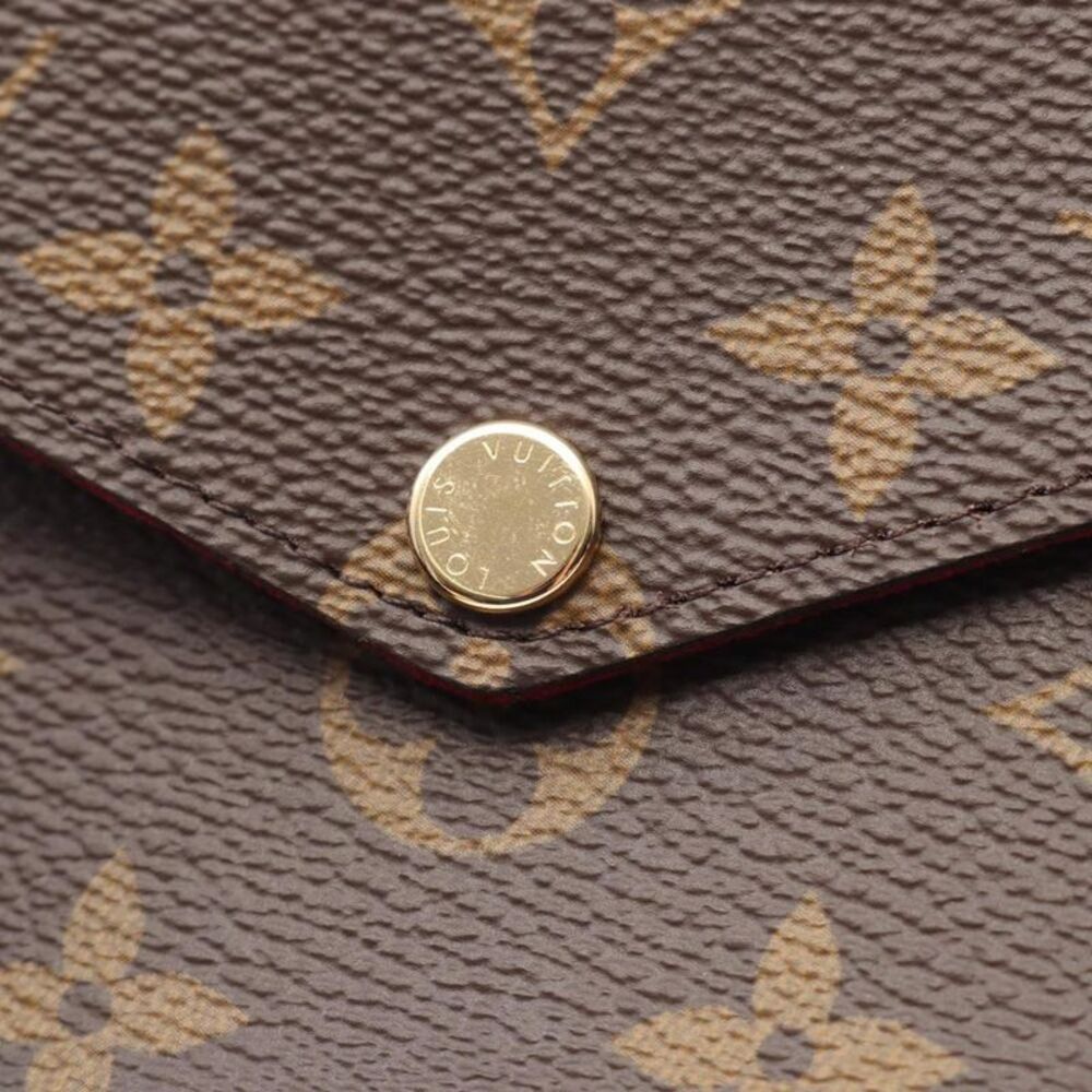 Pre Loved louis vuitton Favorite Chain Wallet Women brown | brown Crossbody Bags - Picture 3 of 7